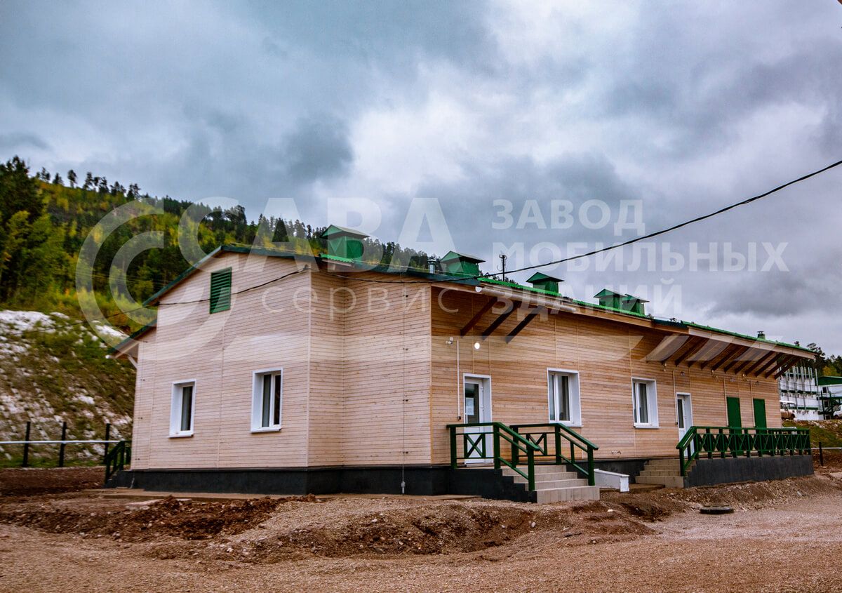 Баня с двумя отделениями на 15 мест. Вахтовый жилой комплекс в г. Усть-Кут для ООО «Иркутская Нефтяная компания»